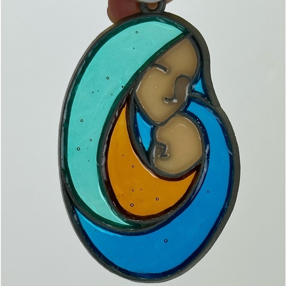 Handmade Sun Catchers Christmas Ornaments 15 Wreath Christmas Tree Train Angel - Picture 4 of 14